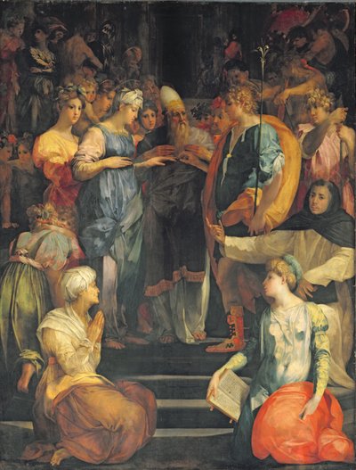The Marriage of the Virgin, 1523 by Giovanni Battista Rosso Fiorentino